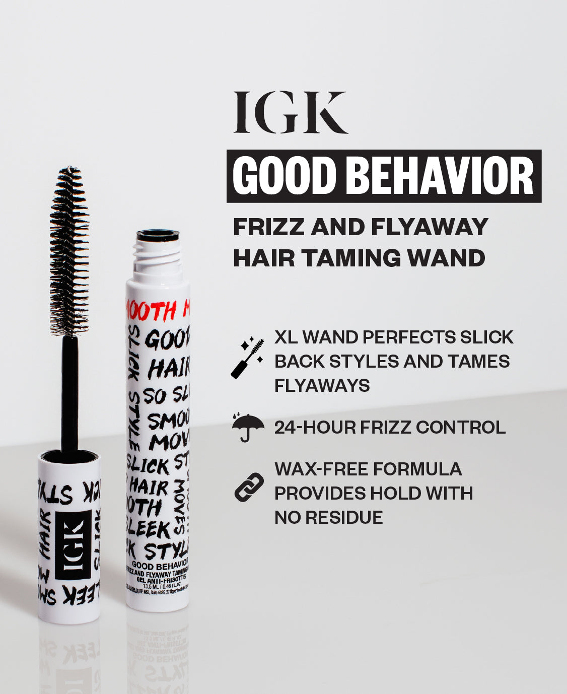 Good Behavior Frizz and Flyaway Lightweight Gel Hair Taming Wand