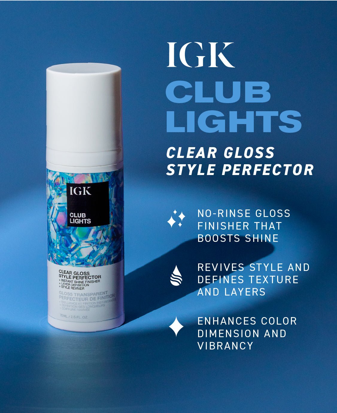Club Lights Clear Gloss Instant Shine Style Perfector