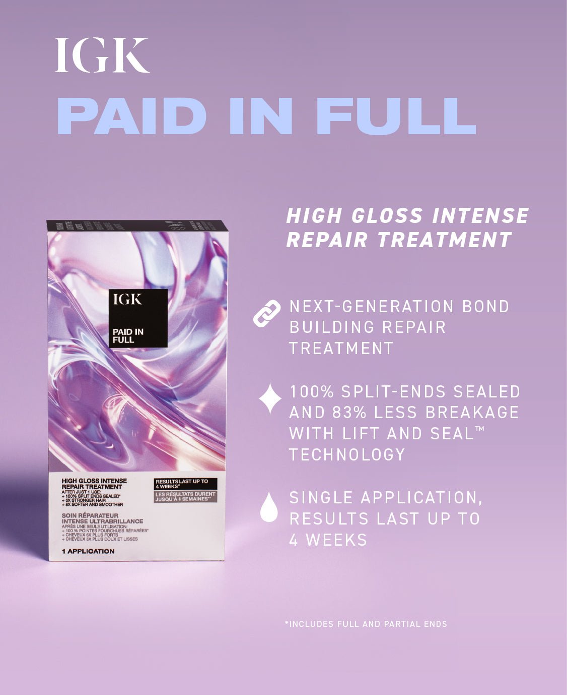 PAID IN FULL Repair + Gloss Activating Treatment Kit