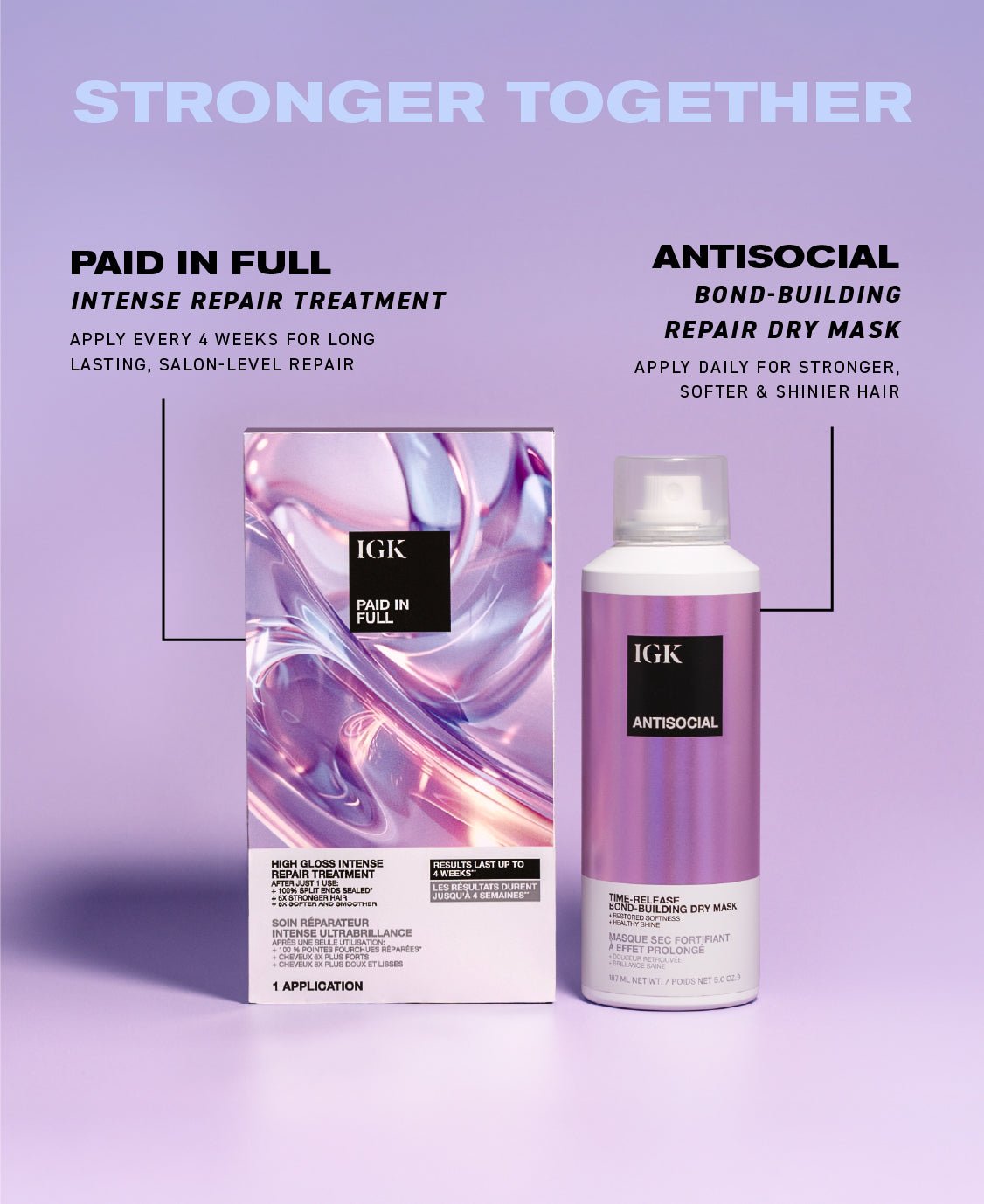 PAID IN FULL Repair + Gloss Activating Treatment Kit